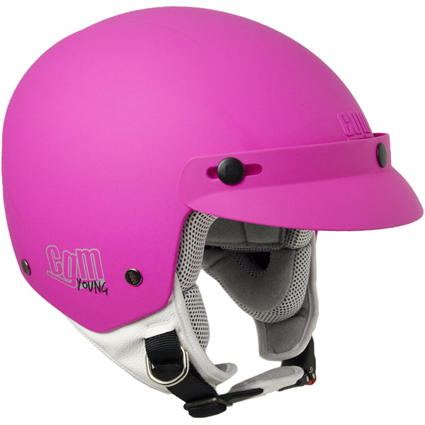 Demi-Jet Helm für Kinder mit Peak CGM Cuba 204A Matt Fuchsia acquista