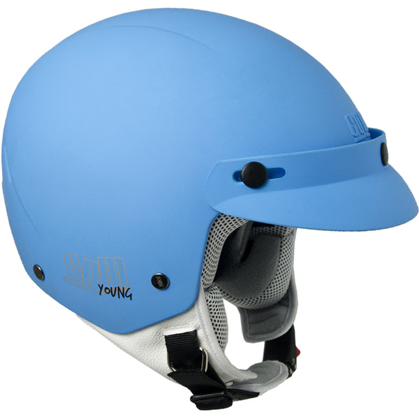 Demi-Jet-Helm für Kinder mit Peak CGM Cuba 204A Matt Blue prezzo