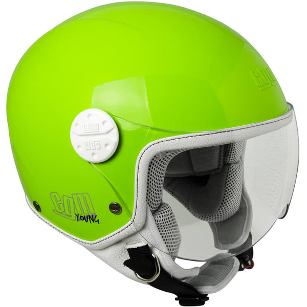 prezzo Demi-Jet-Helm für Kinder CGM Havana 205A Grünes konturiertes Visier