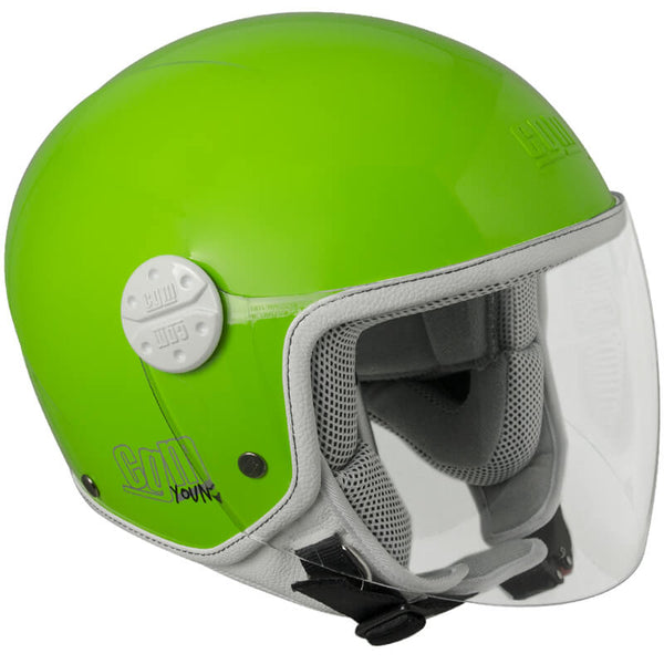online Demi-Jet-Helm für Kinder CGM Varadero 206A Grünes langes Visier