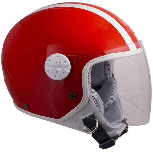 acquista Demi-Jet-Helm für Kinder mit langem Visier CGM Tampa 206L Rot