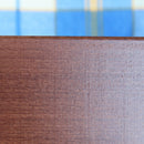 Poltrona 4 Posizioni Relax Faggio con Cuscino e Prolunga 84/40x 60x100 h cm in Cotone Blu-3
