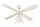 Deckenventilator mit 4 Flügeln und Lampe Ø106cm 3 Geschwindigkeit Kooper Windy White