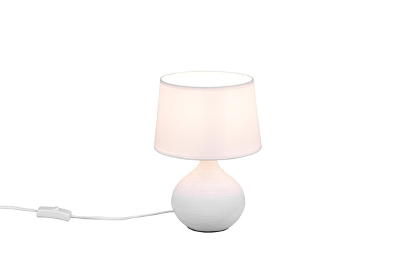 Tischlampe für den Innenbereich E14 aus weißer Keramik acquista
