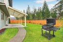 Barbecue a Carbone Carbonella Rettangolare 116x56 cm Galileo De Luxe Nero-10