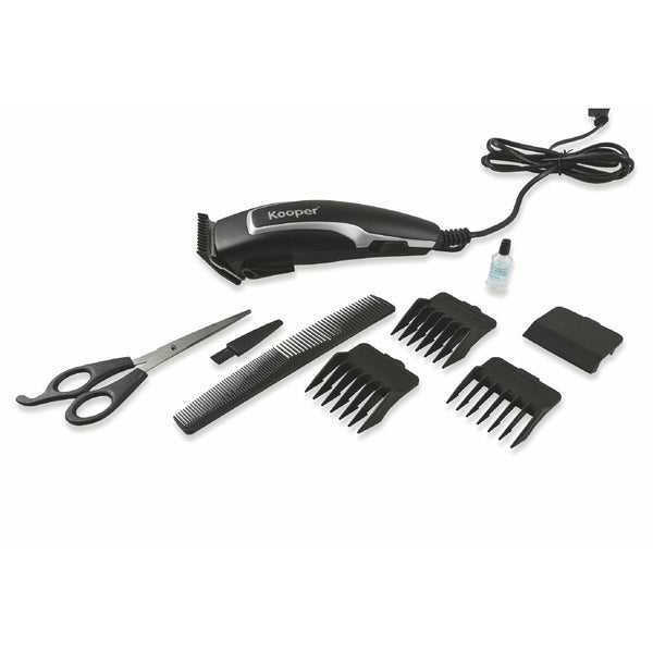 online Haarschneidemaschine mit 4 schwarzen Kooper-Schneideinstellungen