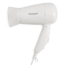 Asciugacapelli Phon Pieghevole da Viaggio 1200W Kooper Compact Bianco-1