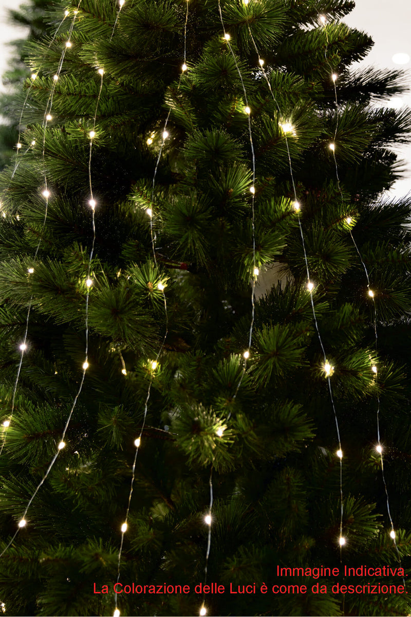 Mantello Luminoso di Natale Multicolor da Esterno-Interno Soriani Varie Misure-3
