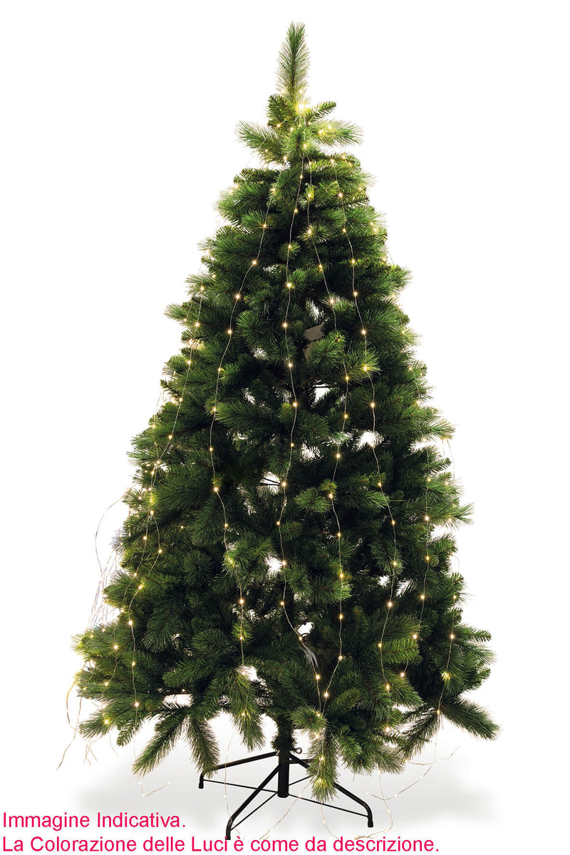 Mantello Luminoso di Natale Multicolor da Esterno-Interno Soriani Varie Misure-4