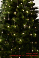 Mantello Luminoso di Natale Bianco da Esterno-Interno Soriani Varie Misure-3