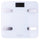 Digitale Waage Max 180 Kg aus Glas mit Bluetooth App Kooper White