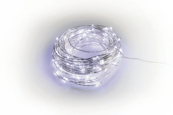Weihnachtsbeleuchtung 300 MICROLED 30,3m Weiß für Outdoor-Indoor Soriani acquista