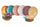 18-teiliges Teller-Set aus mehrfarbigem, handbemaltem SteinzeugVilla d'Este Home Tivoli Baita Aquarell