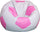 Bean Bag Pouf Ø100 cm in Baselli Grey und Pink Soccer Ball