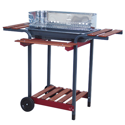 Holzkohlegrill mit verstellbarem Rost auf 3 Ebenen  sconto