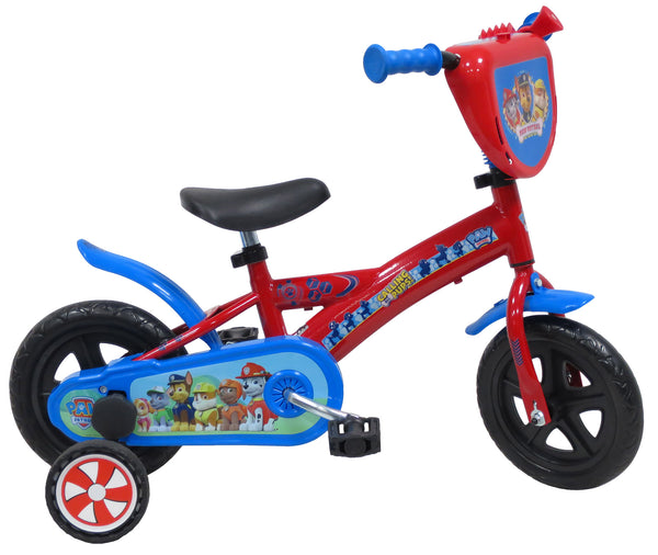 sconto Fahrrad für Kinder 10" ohne Bremsen EVA-Reifen Paw Patrol Red