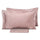 Bettbezug für Doppelbett mit Tasche und Kissenbezügen, einfarbig Garrini Clarice Pink