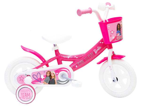 Bicicletta per Bambina 10” Senza Freni Gomme in EVA Barbie Rosa online