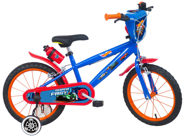 Bicicletta per Bambina 16” 2 Freni Hot Wheels Blu prezzo