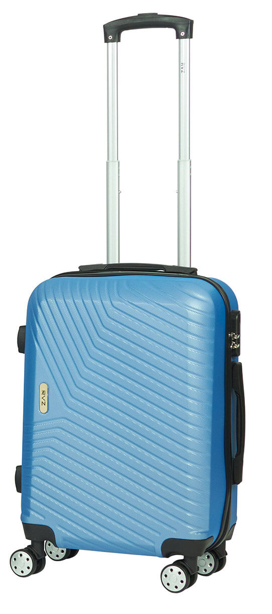 prezzo Trolley Valigia Bagaglio a Mano Rigido in ABS 4 Ruote  Ravizzoni Monet Blu