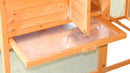 Pollaio da Giardino 198x75x103 cm Per 3-4 Galline in Legno Naturale -8