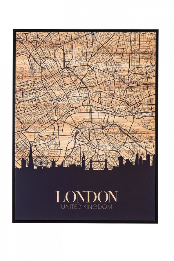 Bild City of London 60x3,2x80 cm als Druck auf Leinwand prezzo