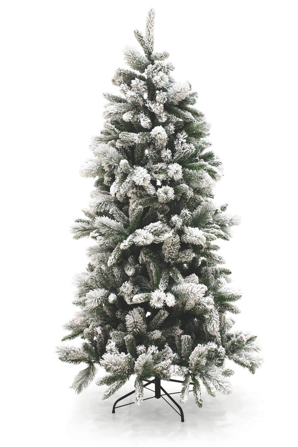 Verschneiter Weihnachtsbaum 774 Äste Ø120xH210 cm Soriani Vienna sconto