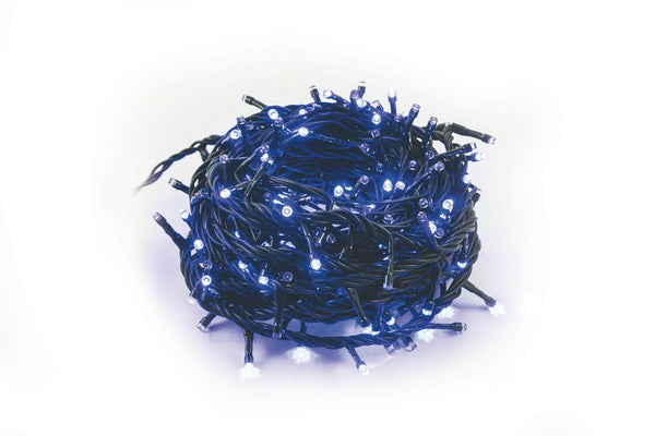 acquista Soriani Outdoor-Indoor Blaue Weihnachtsbeleuchtung 240 LED 9,56m