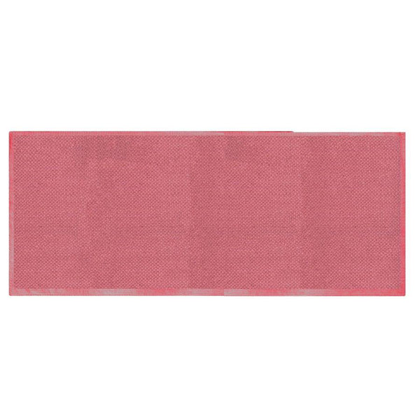 prezzo Tappeto Bagno Design Trama Semplice 50x150 cm in Cotone Rosso Marsala