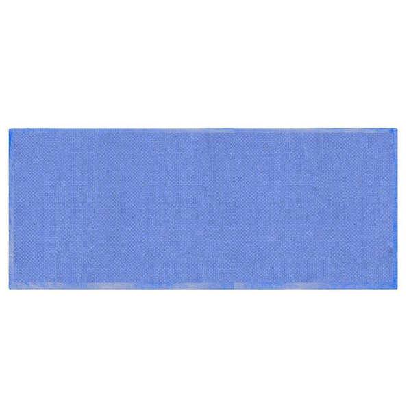 sconto Tappeto Bagno Design Trama Semplice 50x150 cm in Cotone Azzurro