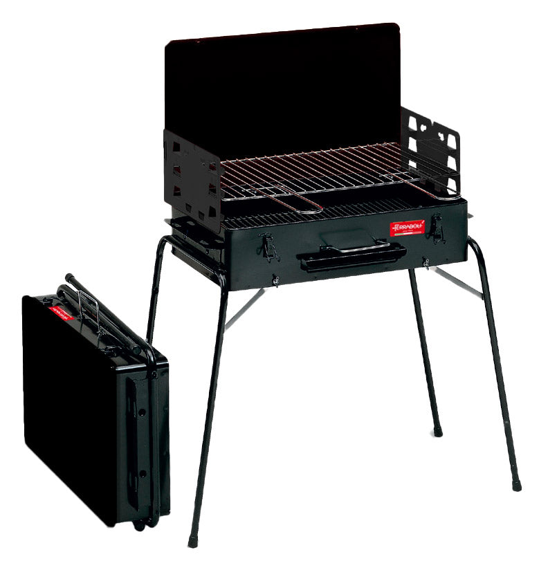 Barbecue a Carbone Carbonella Pieghevole Richiudibile Ferraboli Tornado-1
