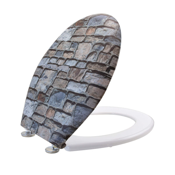 Universeller duroplastischer Toilettensitz 37x46,6x5 Saniplast Wall prezzo