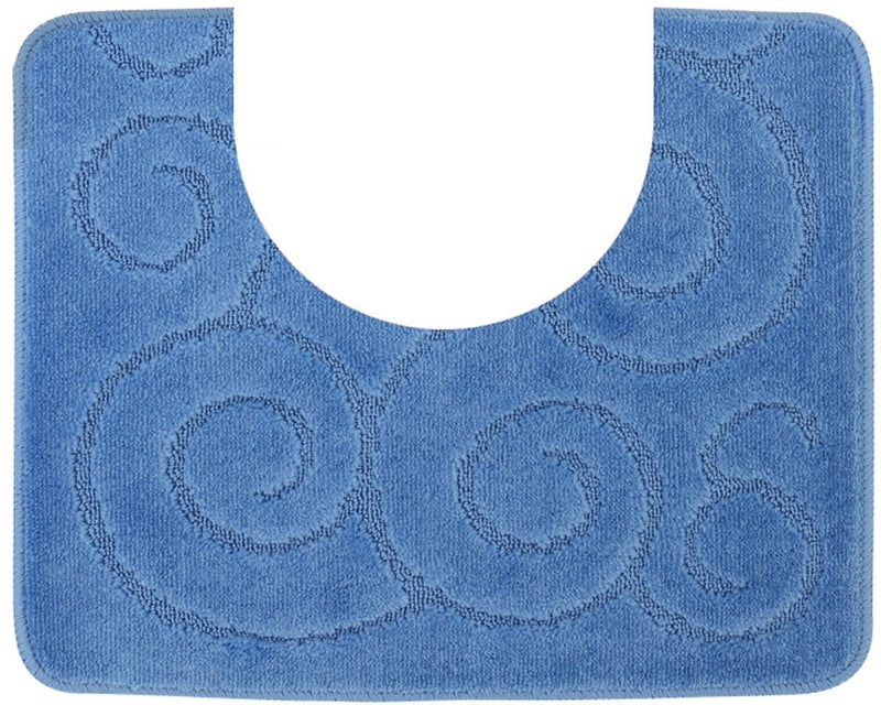 Tappeto Polipropilene Riccio 60X100Cm Azzurro-2