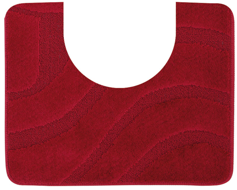 Tappeto Polipropilene Onda 60X100 Cm Rosso-2