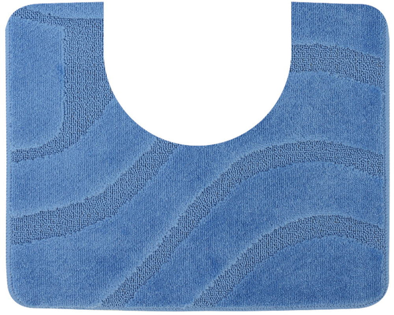 Tappeto Polipropilene Onda 60X100Cm Azzurro-2