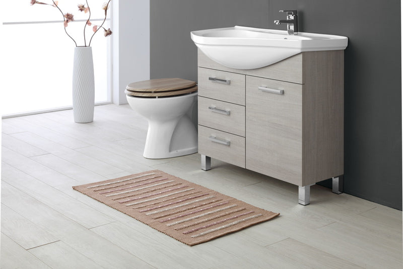 Tappeto Cotone Duna 50X90 Cm Beige-2