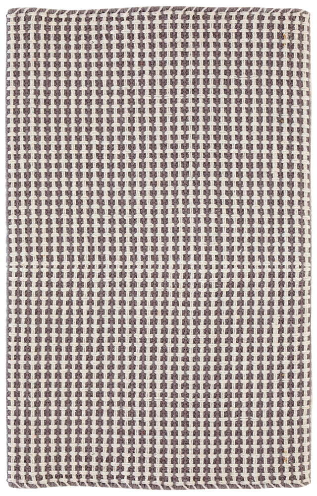 Tappeto Cotone Grata 60X120 Cm Tortora-2