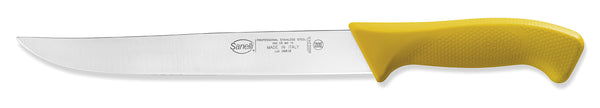 Bratenmesser 24 cm Klinge Rutschfester Griff aus Sanelli-Haut Gelb online