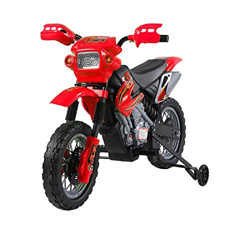 Elektrisches Moto Cross für Kinder 6V mit roten Rädern acquista