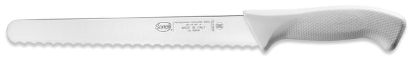 Brotmesser 24 cm Klinge Rutschfester Griff Sanelli Skin White acquista