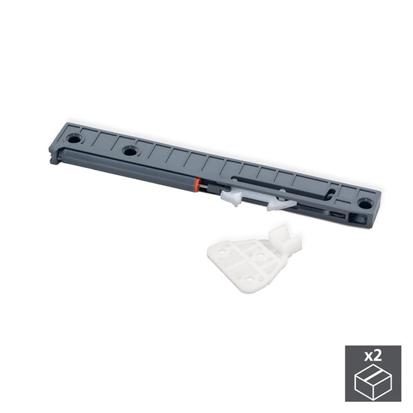 Emuca grauer Kunststoff-Schließmechanismus für Ultrabox-Schublade 350-500 mm sconto