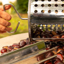 Tostacastagne Caldarroste a Batteria 42x20x21cm in Acciaio Inox-2