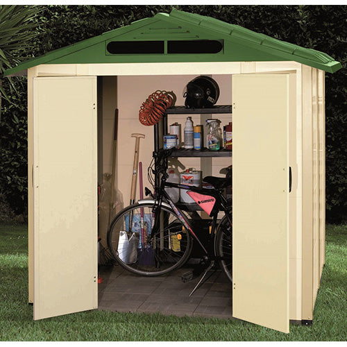 prezzo Kleiner Hausschrank PVC-Schuppen für Werkzeuge 221 x 182 x 217 cm Toskana 200 