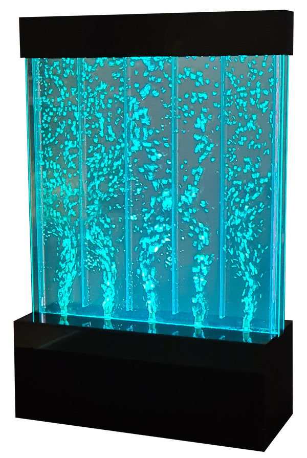 prezzo Muro d’Acqua con Bolle Verticali 45x75 cm in Plexiglas con LED Perlage Corallo Mini