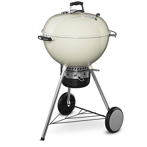sconto Weber Master-Touch Holzkohlegrill ø 57 cm Gbs Elfenbeinweiß Weiß 