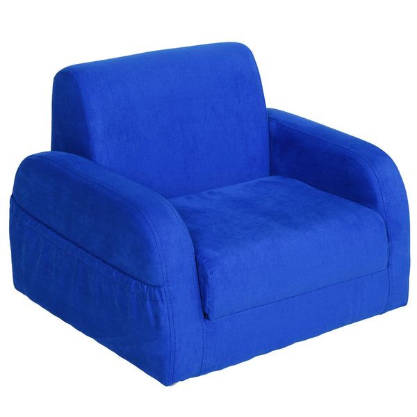 acquista Sesselbett für Kinder 51x45x38 cm Blau
