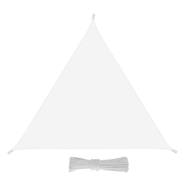 Rizzetti Dreieckige Gartensegel-Markise, weiß, verschiedene Größen prezzo