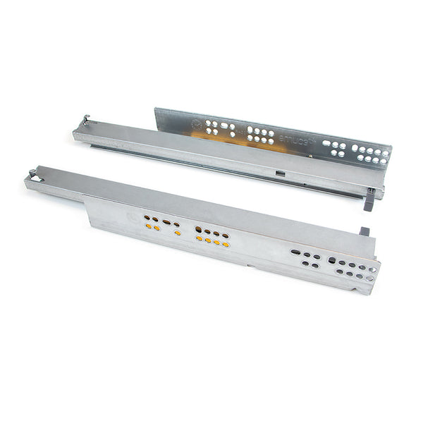 Verdeckte Schienen in Silber für Emuca P400 Schubladen mit Vollauszug aus weiß verzinktem Stahl online
