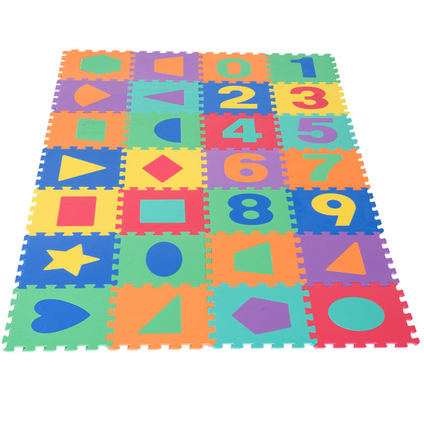 Puzzlespielmatte für Kinder 28 Spielsteine ​​31x31 cm acquista