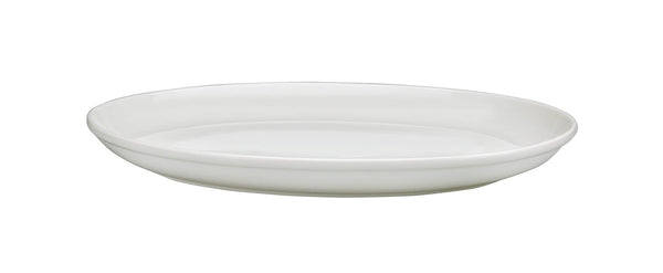Ovales Tablett 39 x 28 x 4,5 cm aus weißem Kaleidos Aluxina allluminic Porzellan prezzo